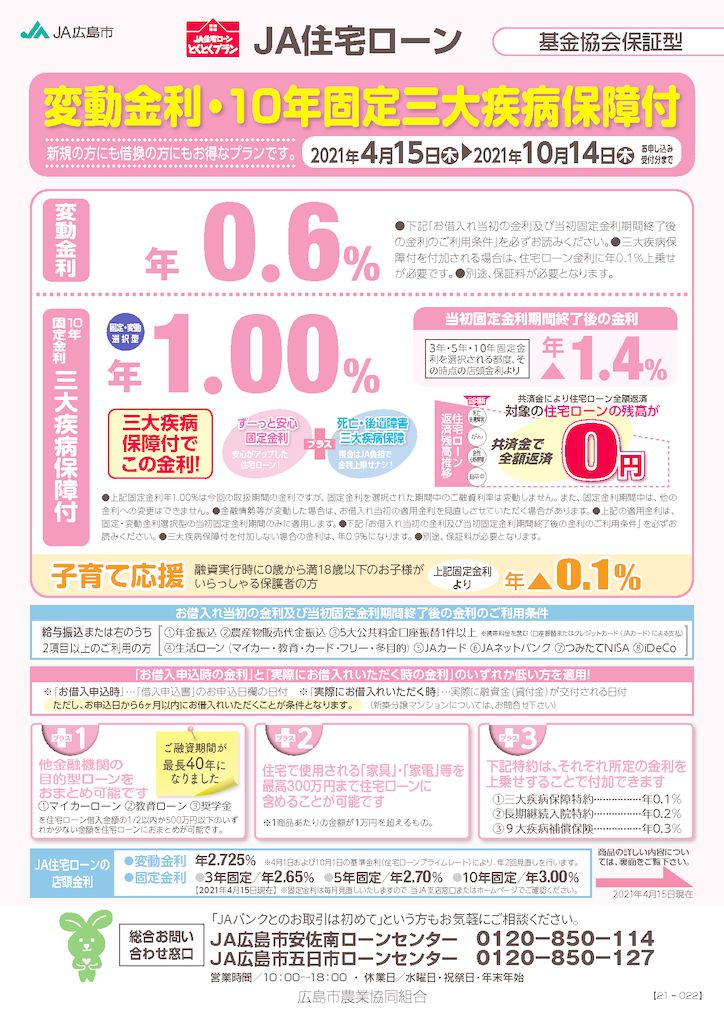 融資商品一覧 ja広島市 融資商品一覧 ja広島市